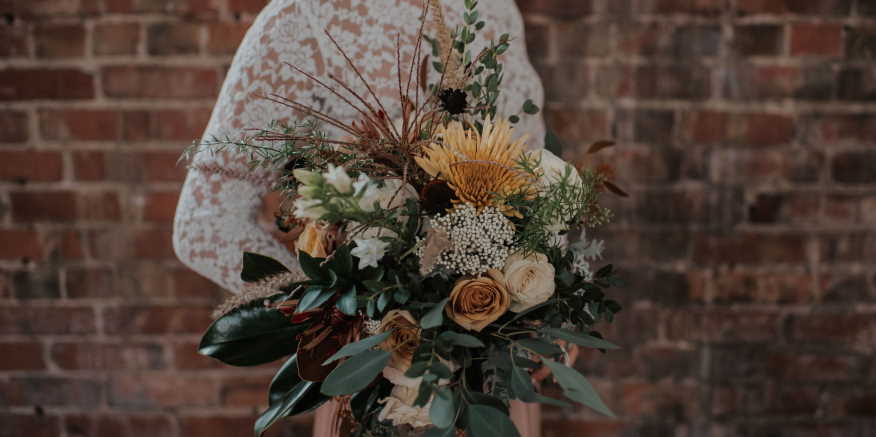 buying a bouquet